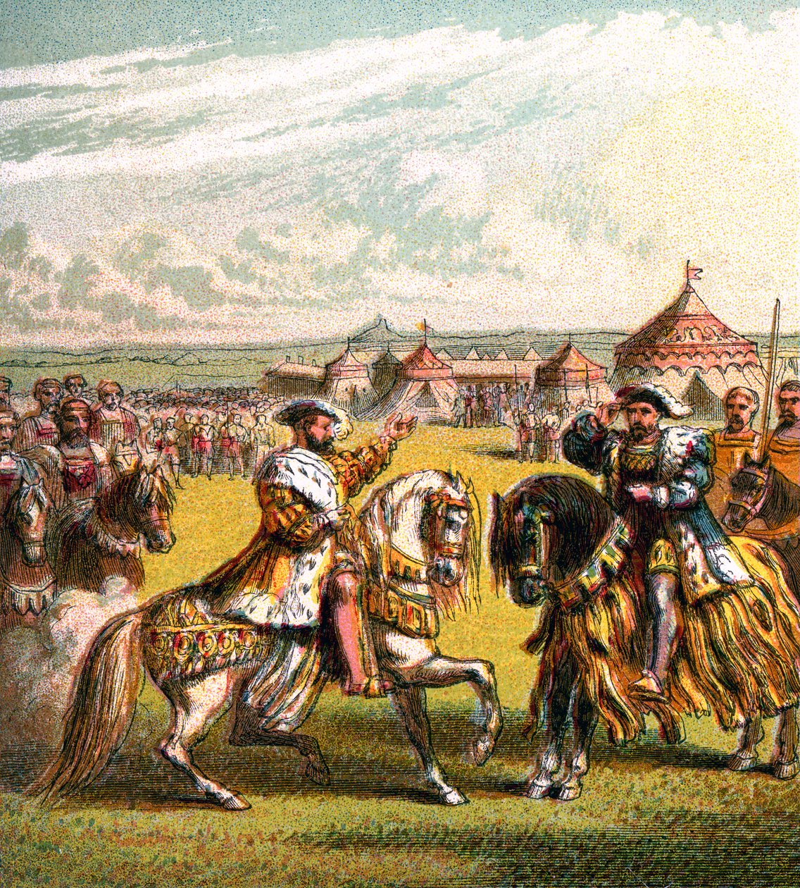 Az aranyszövet mezője, 1520, c1850 alkotó: Unbekannt