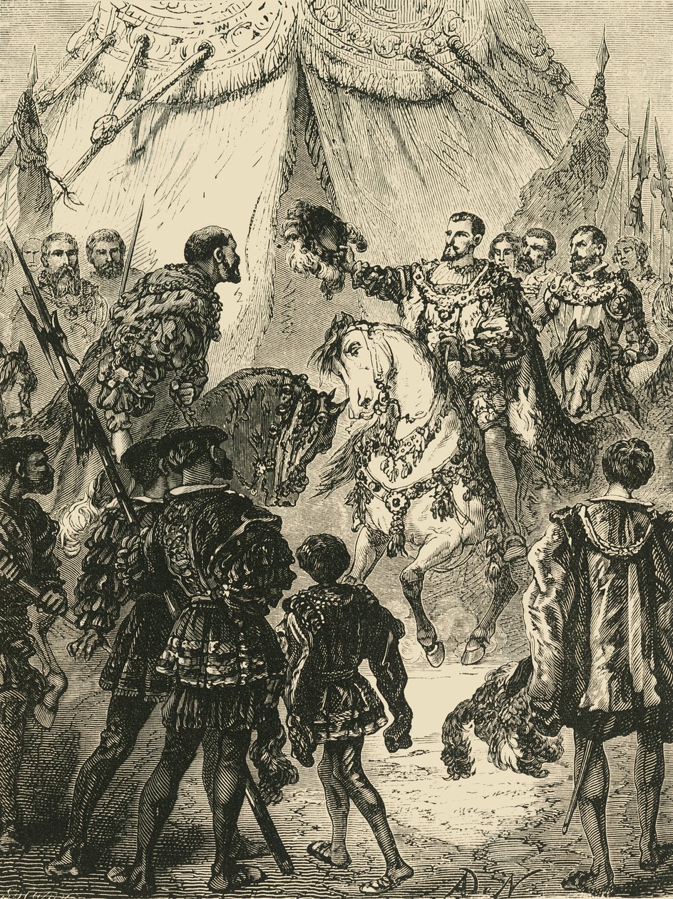 Az Aranyszövet mezője, 1520, 1890. alkotó: Unbekannt