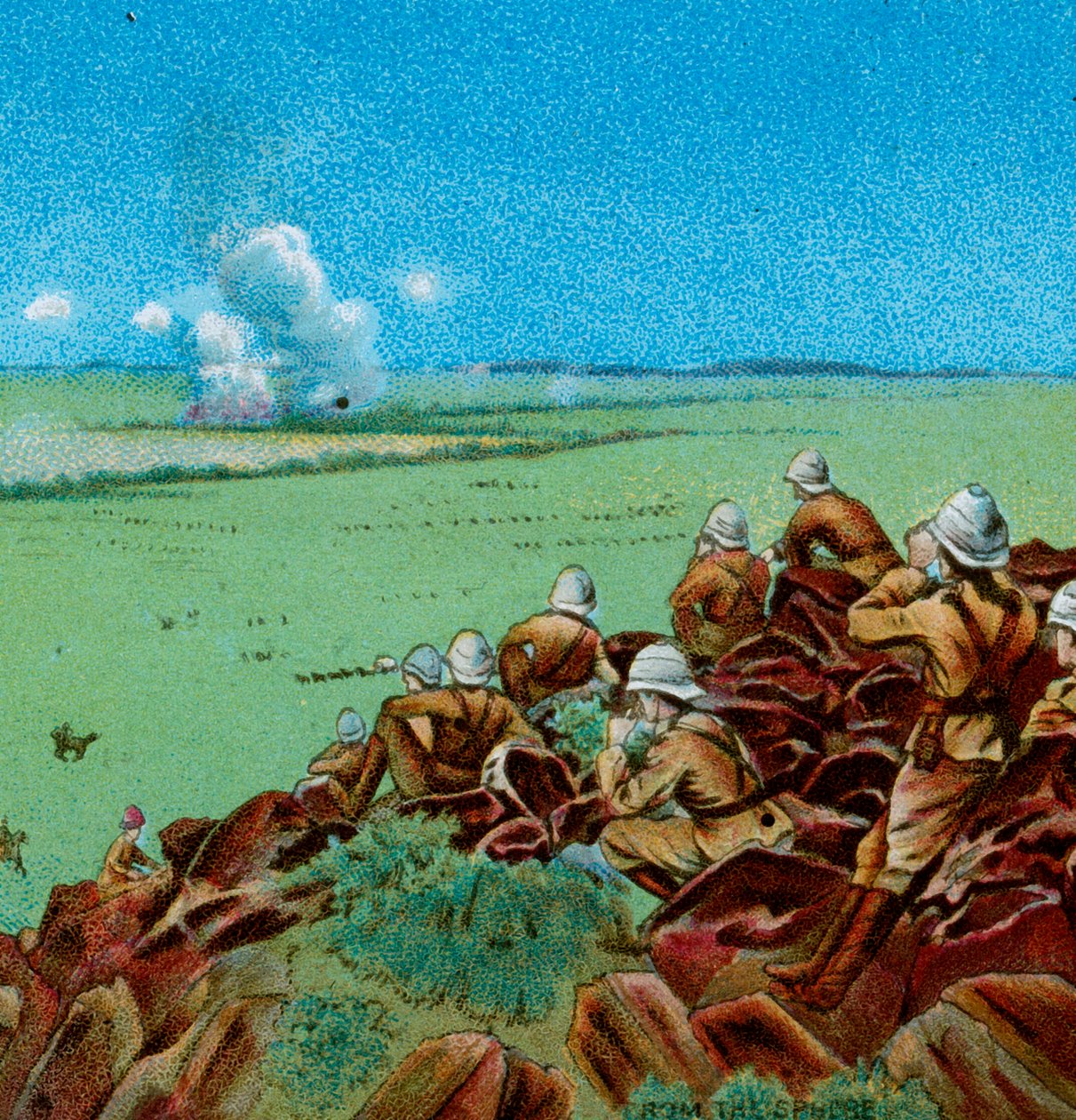 Harc Paardebergnél, 1900 alkotó: Unbekannt