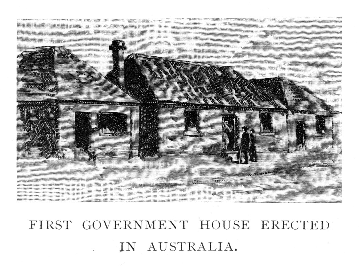 Az első kormányház, Sydney, Ausztrália, 1886 alkotó: Unbekannt