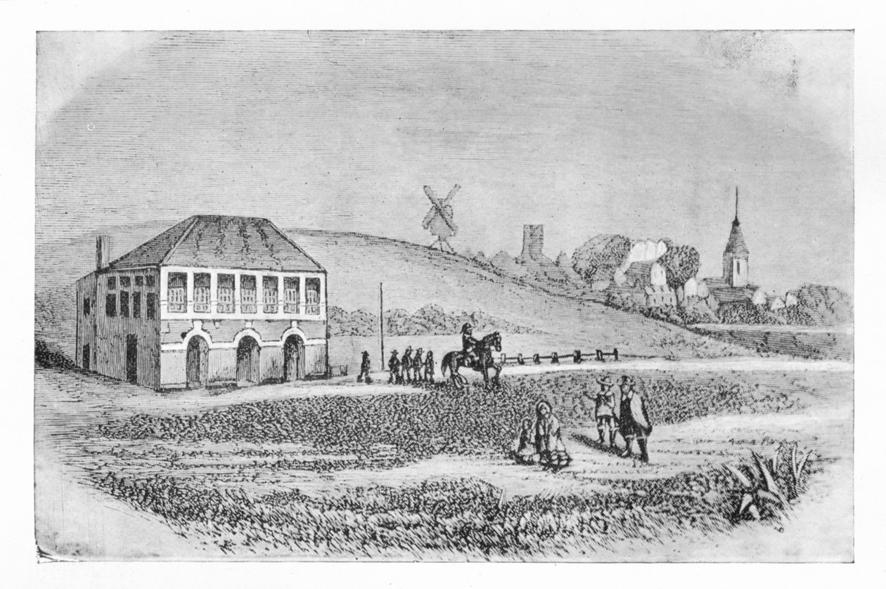Az első nagy stand a Newmarketben, 1765, 1911 alkotó: Unbekannt