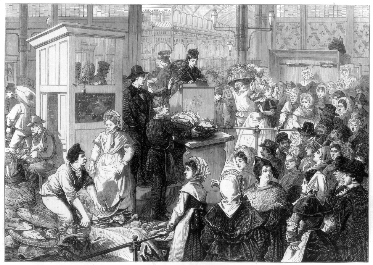 A halpiac, a nagyböjti időszak Párizsban, 1875 alkotó: Unbekannt