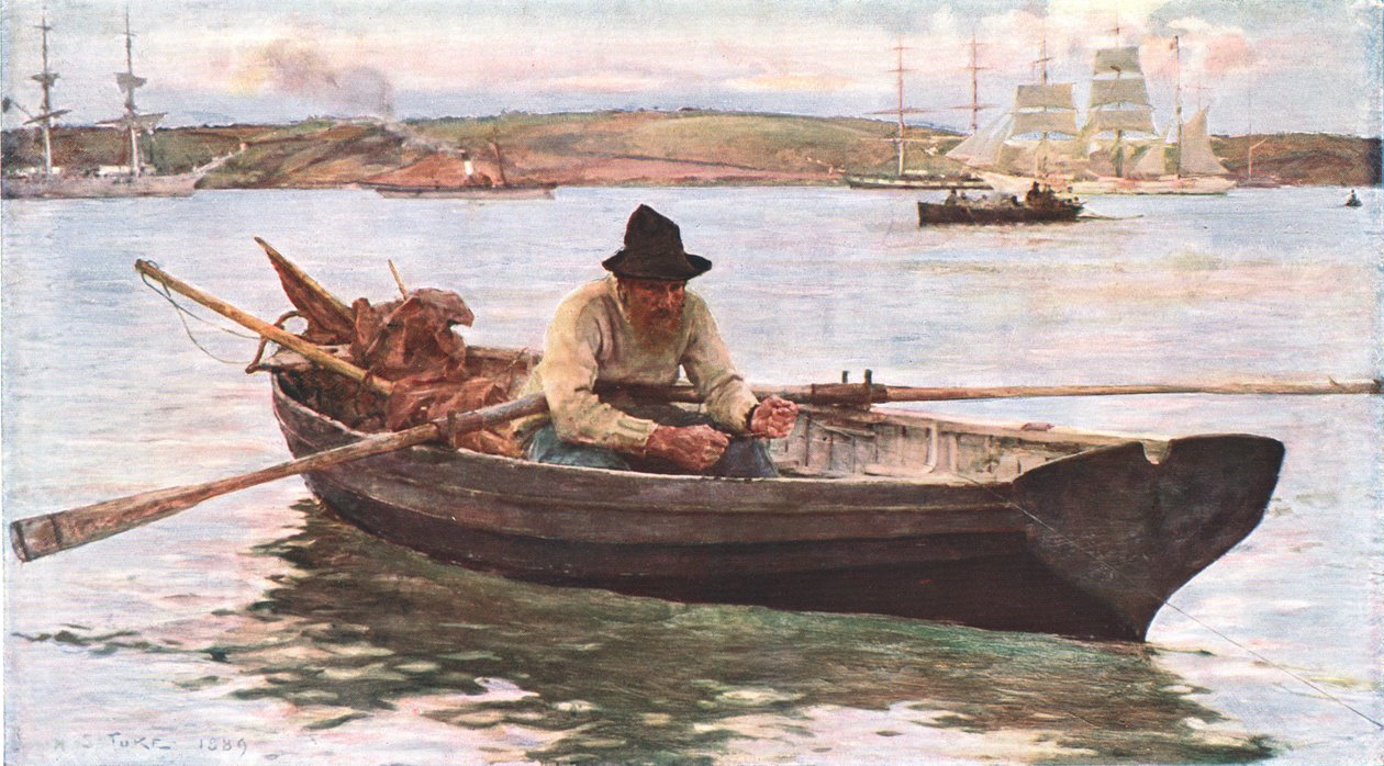 A halász, c1902. alkotó: Unbekannt