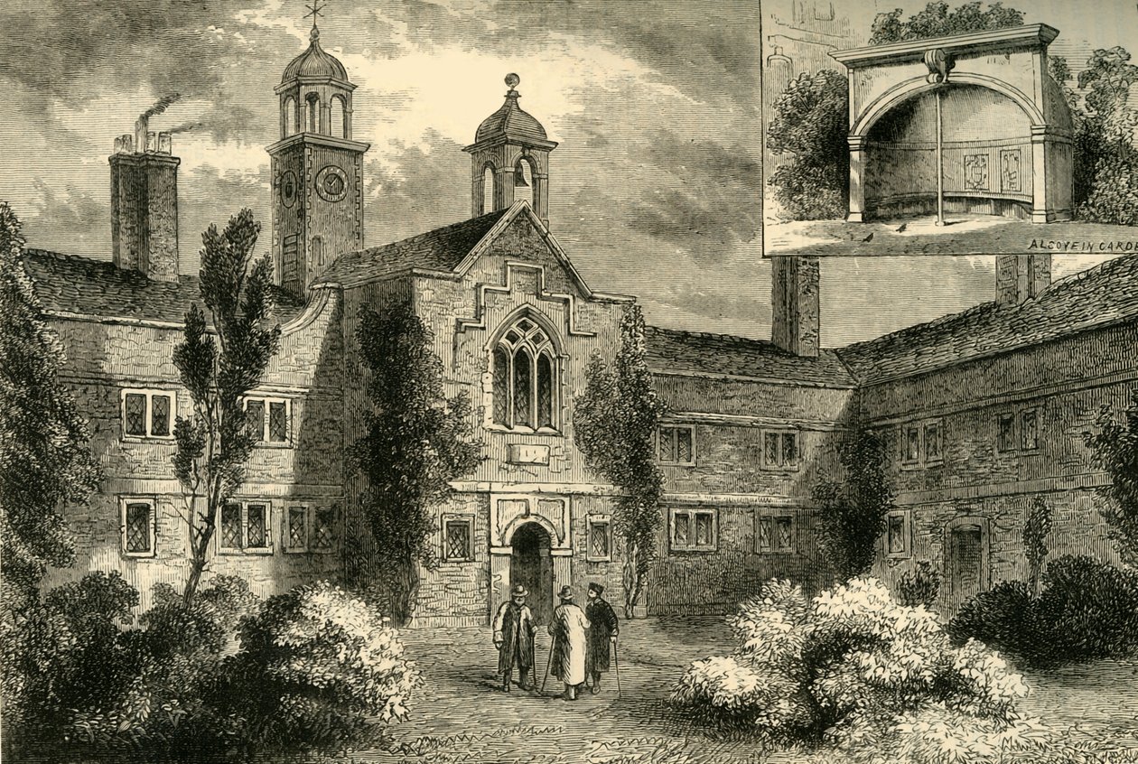 A Fishmongers Almshouses 1850-ben, c1878. alkotó: Unbekannt