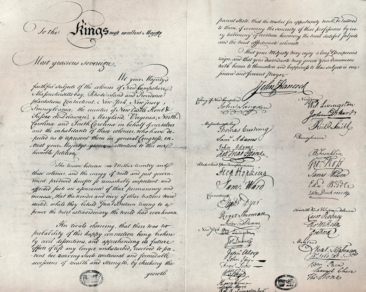 Az 1775-ös olajfa-kérelem Fitzwilliam-másolata alkotó: Unbekannt