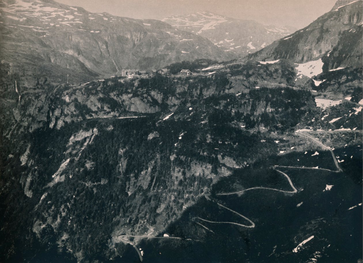 A Flaam-völgy, Vatnehalsen felé nézve, 1914. alkotó: Unbekannt