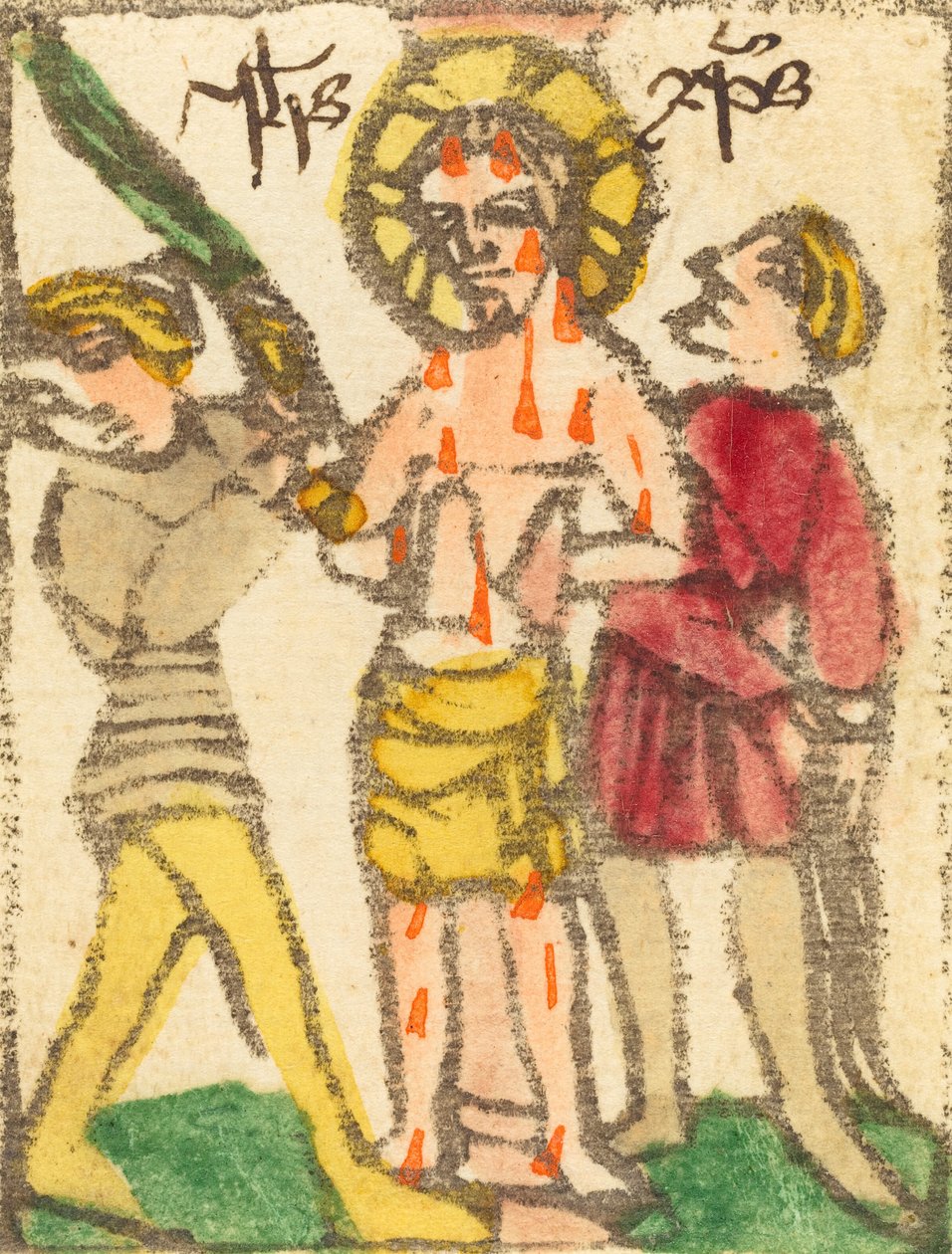 A zászlózás, 14251450. alkotó: Unbekannt