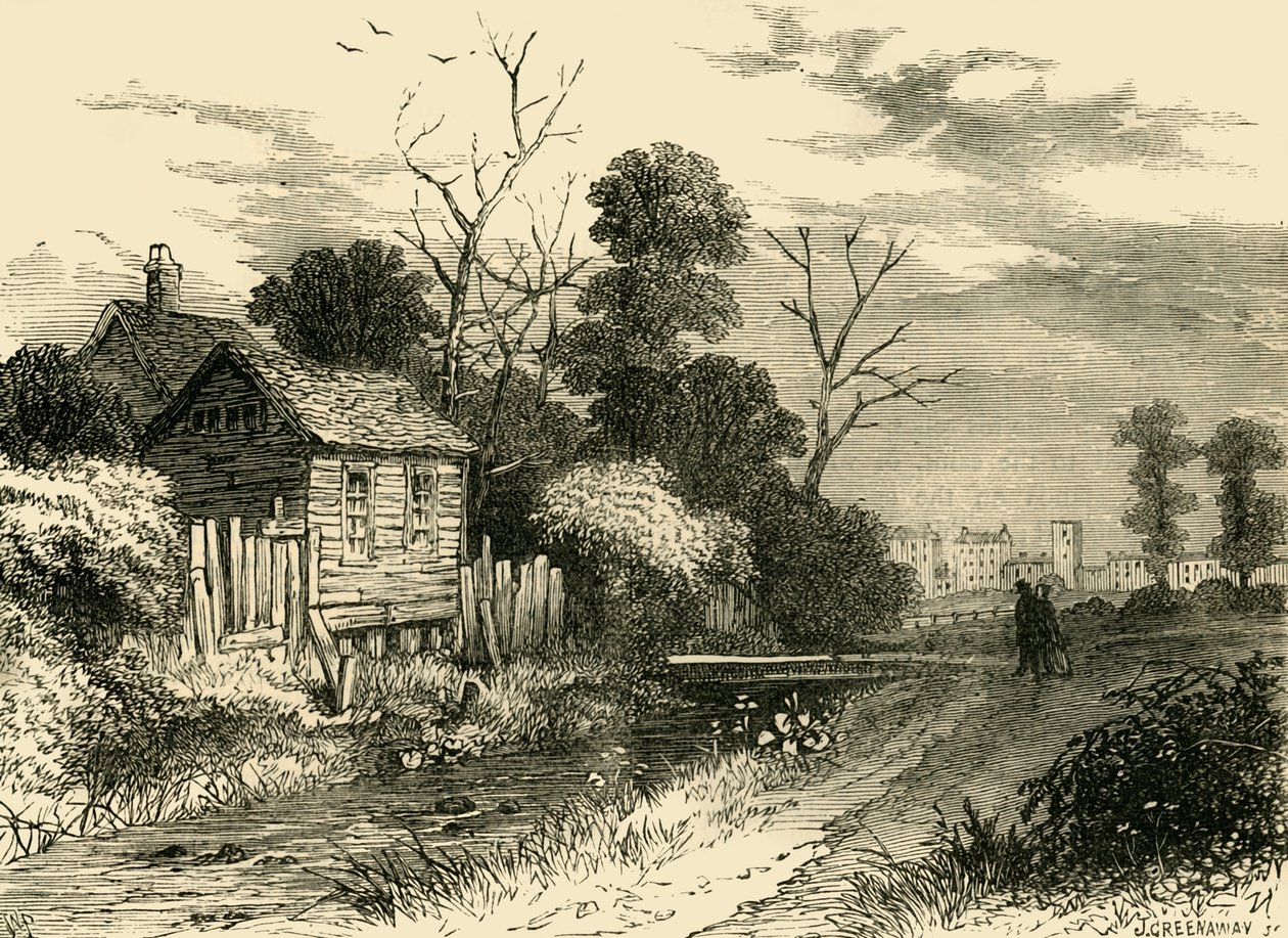A Fleet River, St. Pancras közelében, 1825, 1876 c. alkotó: Unbekannt