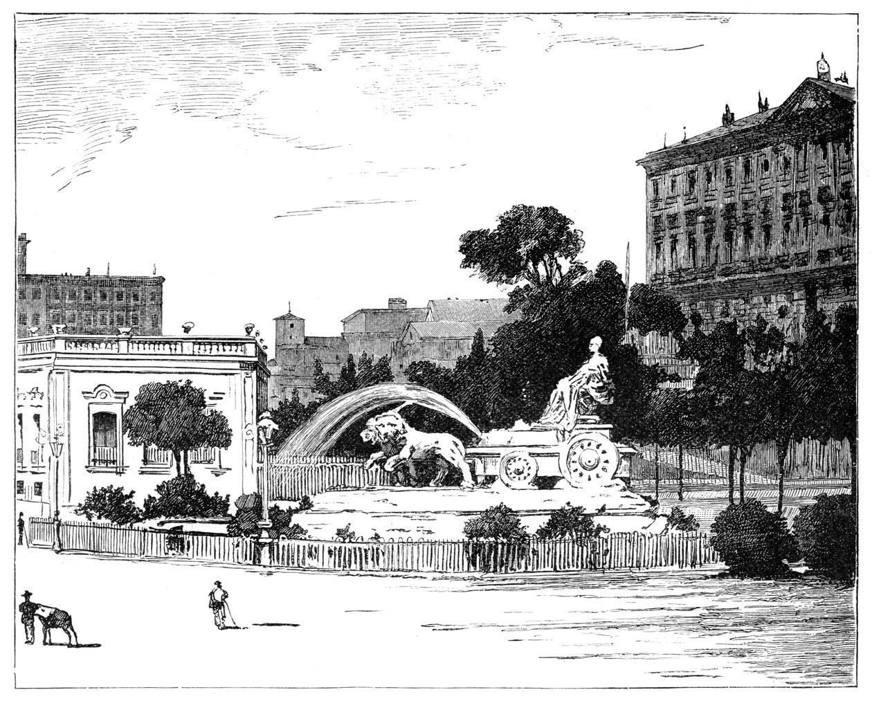 Cybele kútja, Madrid, 1900 alkotó: Unbekannt