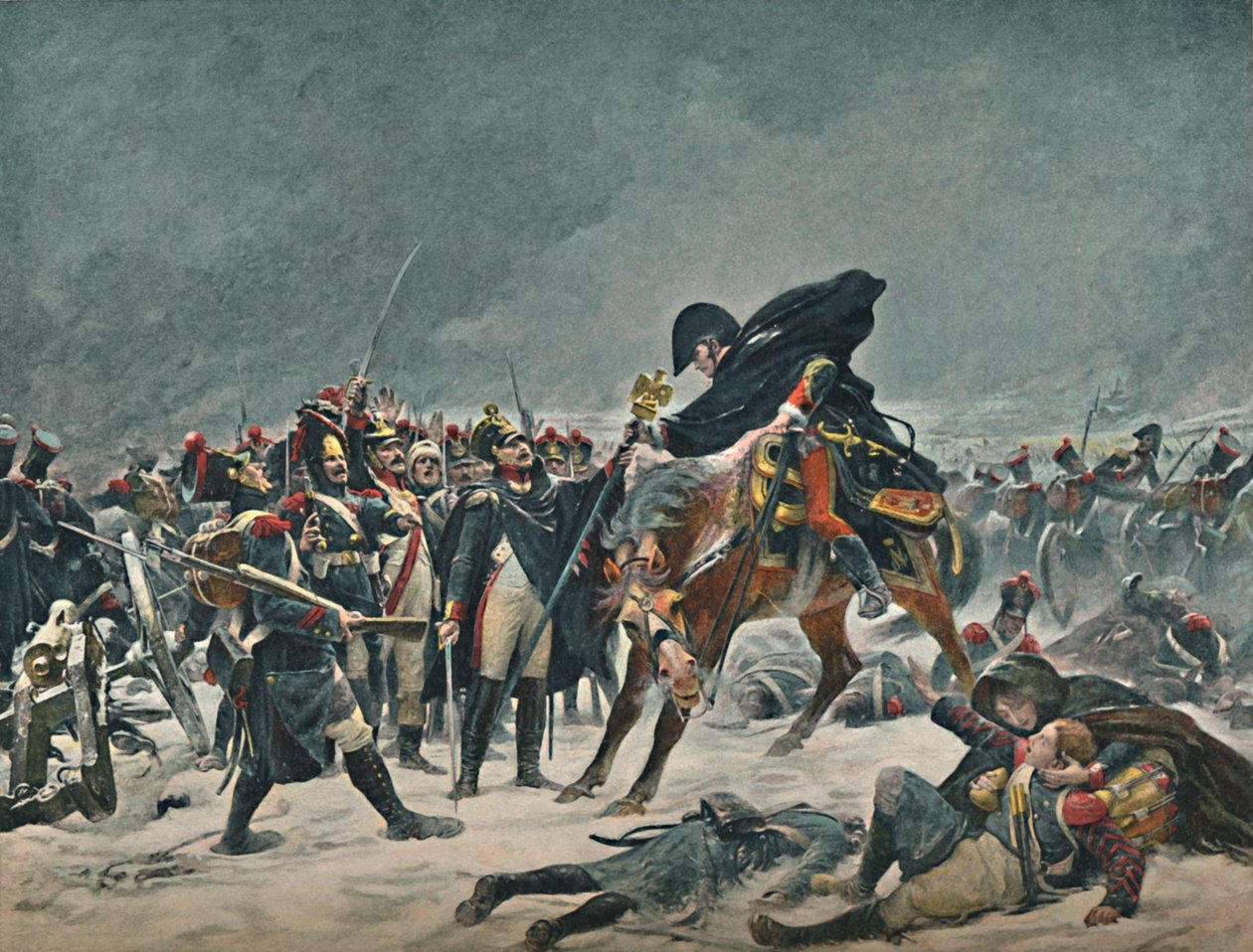 A vonal tizennegyedik része Eylauban, 1807. február, 1896. alkotó: Unbekannt