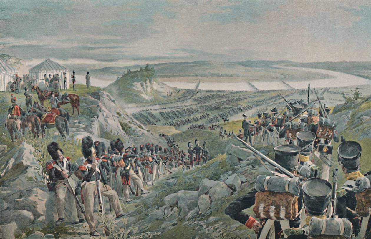 A francia hadsereg átkel a Niemenen, 1812, 1896 alkotó: Unbekannt
