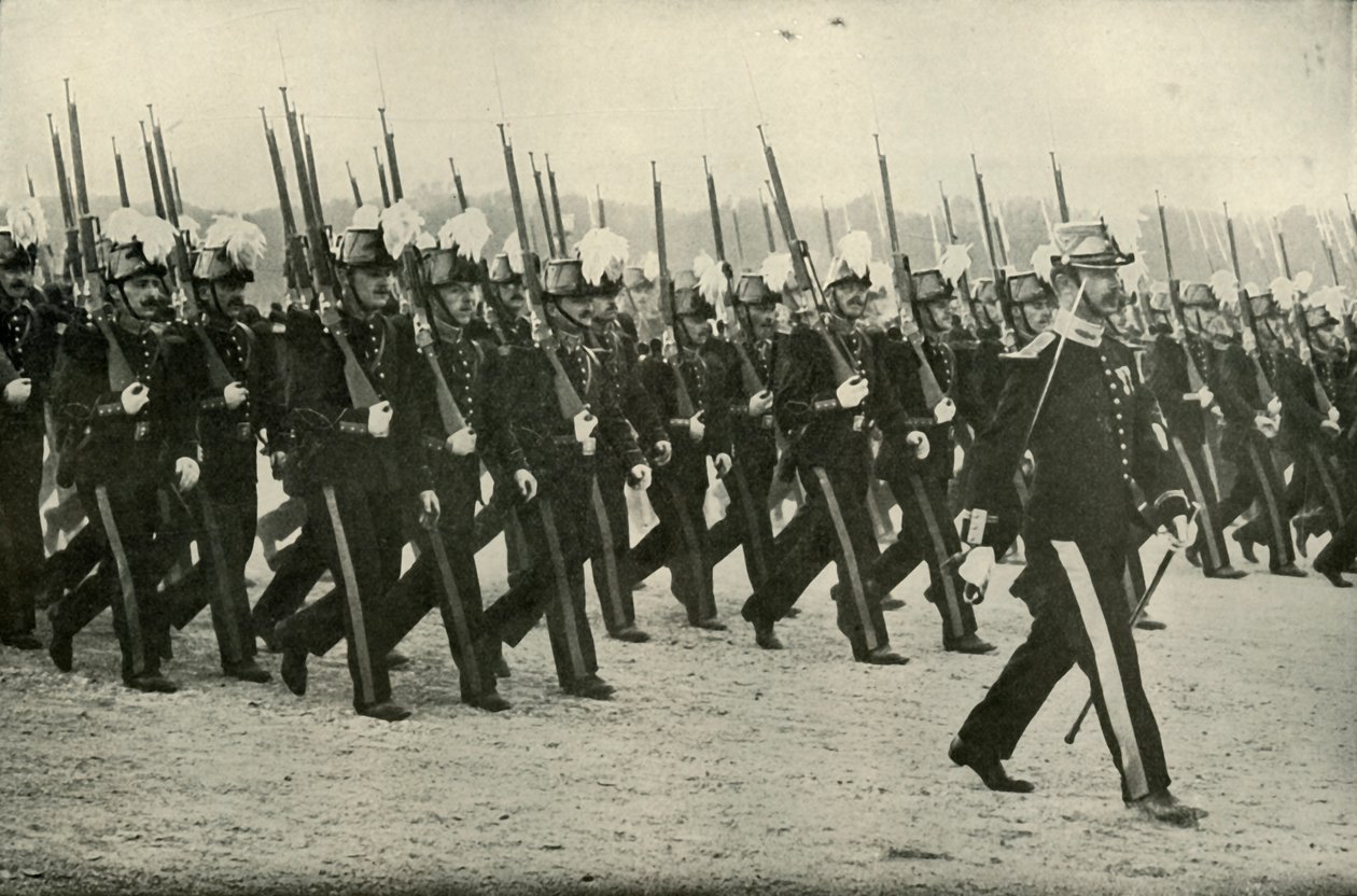 A készülő francia hadsereg tisztje, 1919. alkotó: Unbekannt