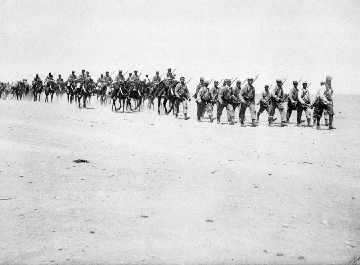 A francia idegenlégió manőverekről, Boudenib, Marokkó, 1911 alkotó: Unbekannt