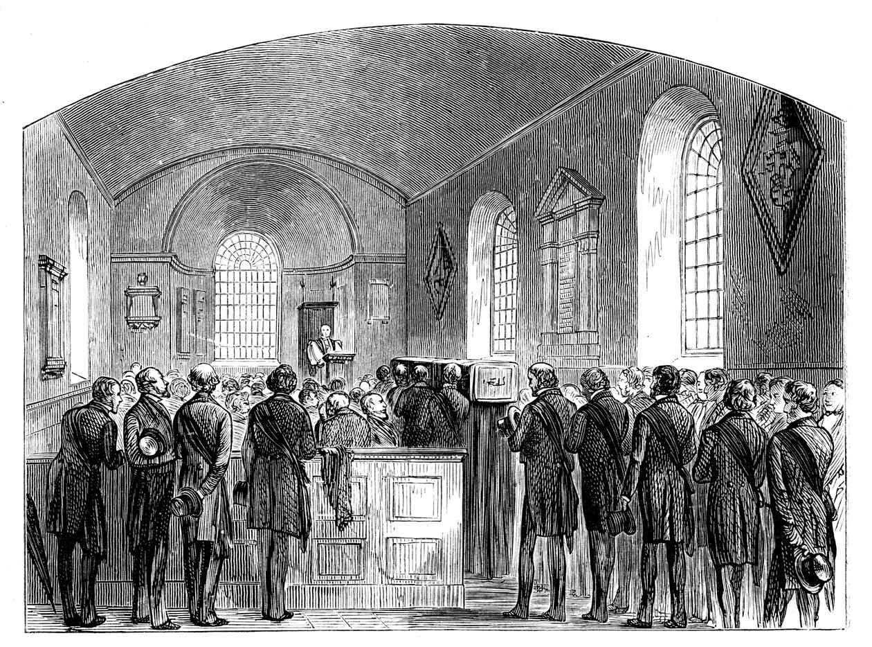 Sir Robert Peel temetése, Staffordshire, 1850, 1888 alkotó: Unbekannt