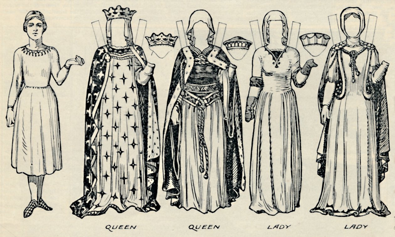 A Brit jelmezek galériája: Mit viseltek a férfiak és a nők III. Henrik idejében, 1934 alkotó: Unbekannt