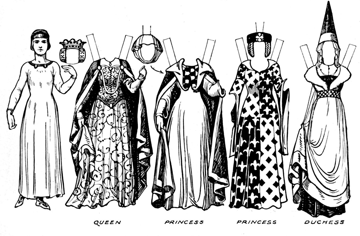 The Gallery of Costume: A második és harmadik Edwards napjaiban, 1934 alkotó: Unbekannt