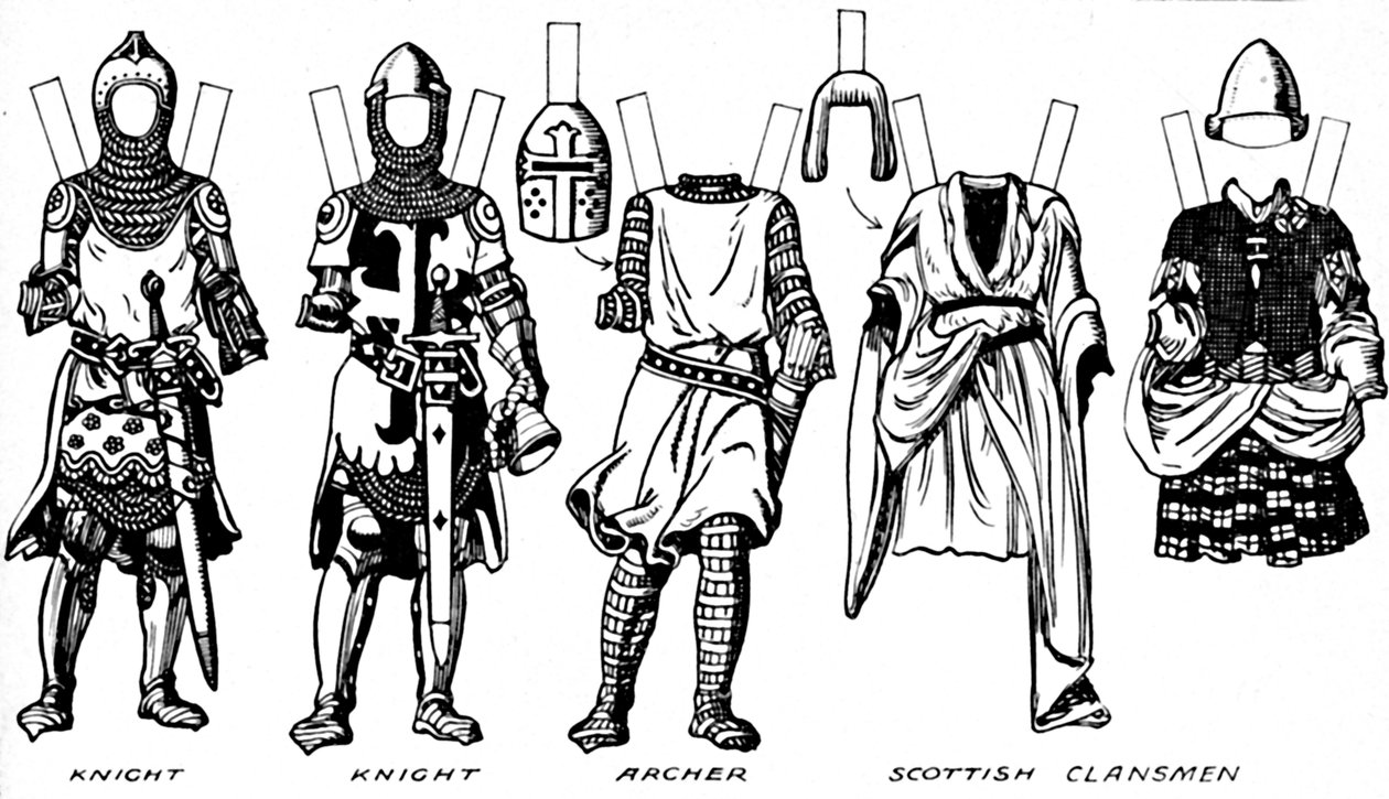 The Gallery of Costume: A második és harmadik Edwards napjaiban, 1934 alkotó: Unbekannt
