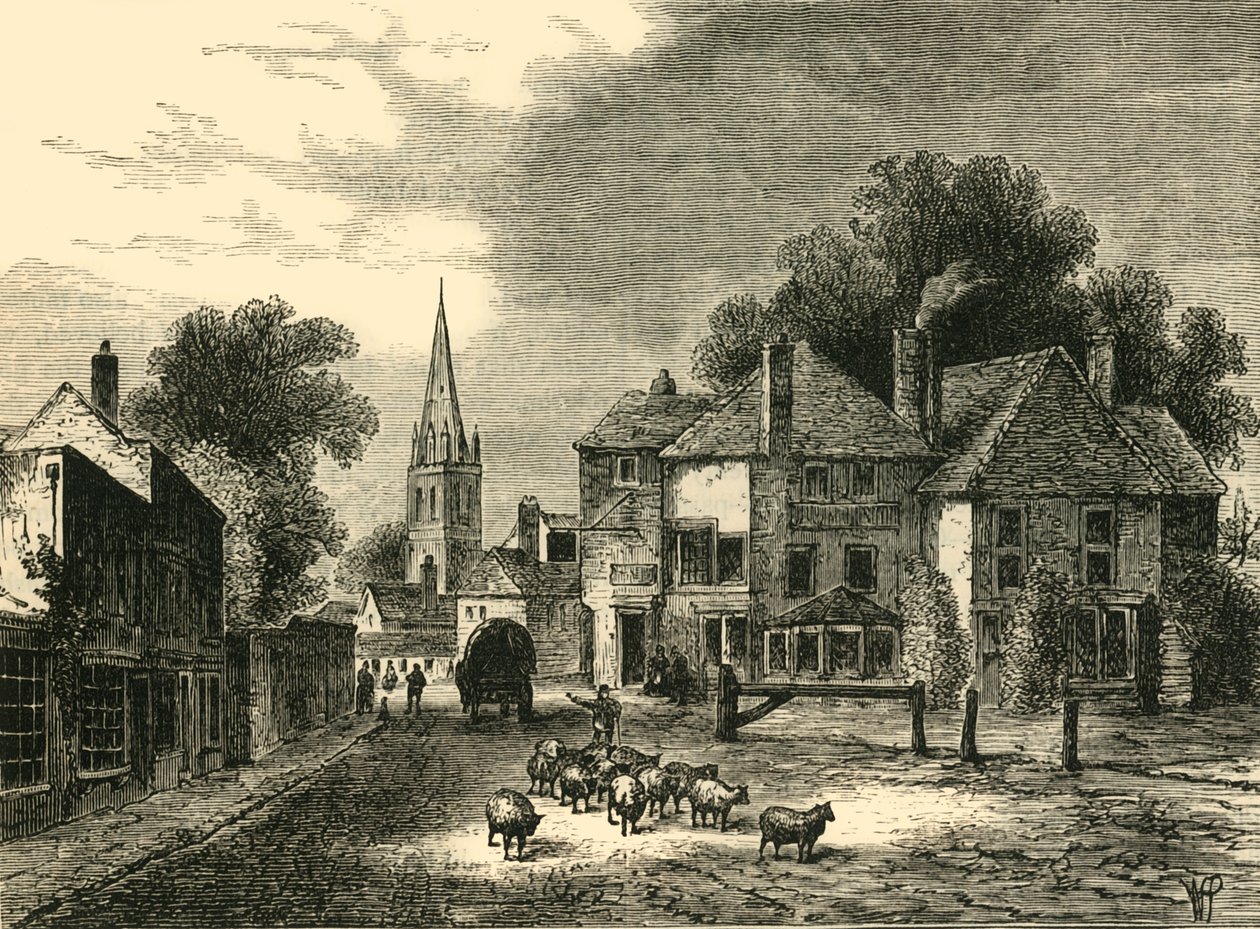 A Gate-House, Highgate, 1820-ban, 1876 körül. alkotó: Unbekannt