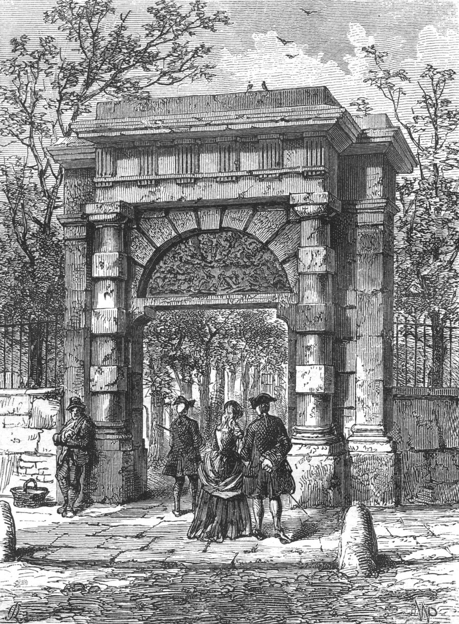 A Szent Giless-i kapu, 1897 alkotó: Unbekannt