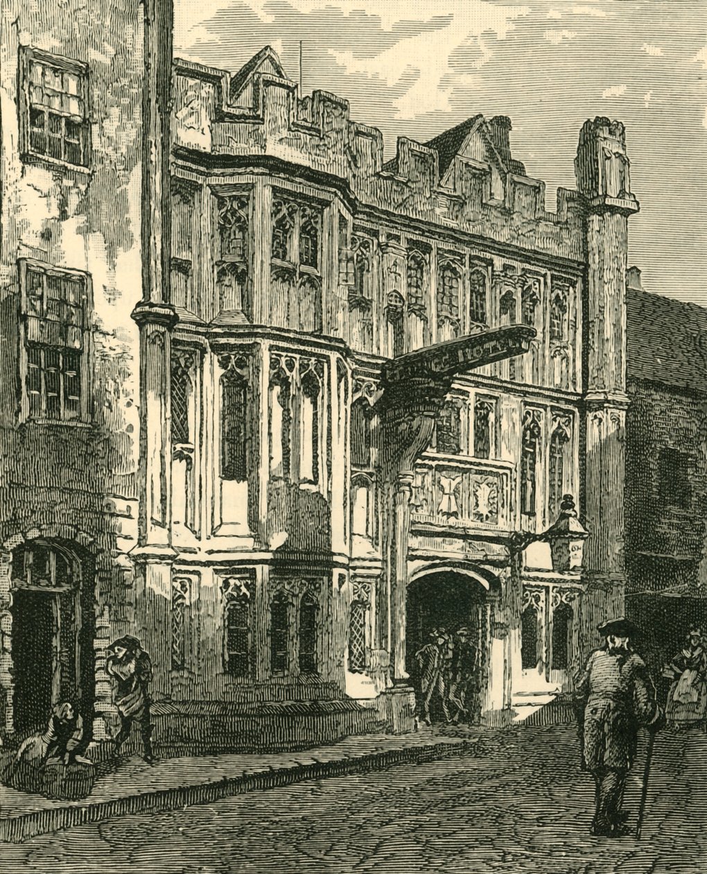 A George Inn, 1898. alkotó: Unbekannt