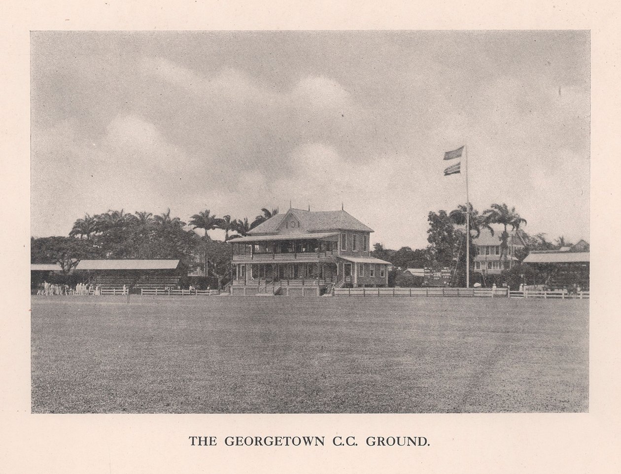A Georgetown Cricket Club Ground, Brit Guyana, 1910 1912 alkotó: Unbekannt
