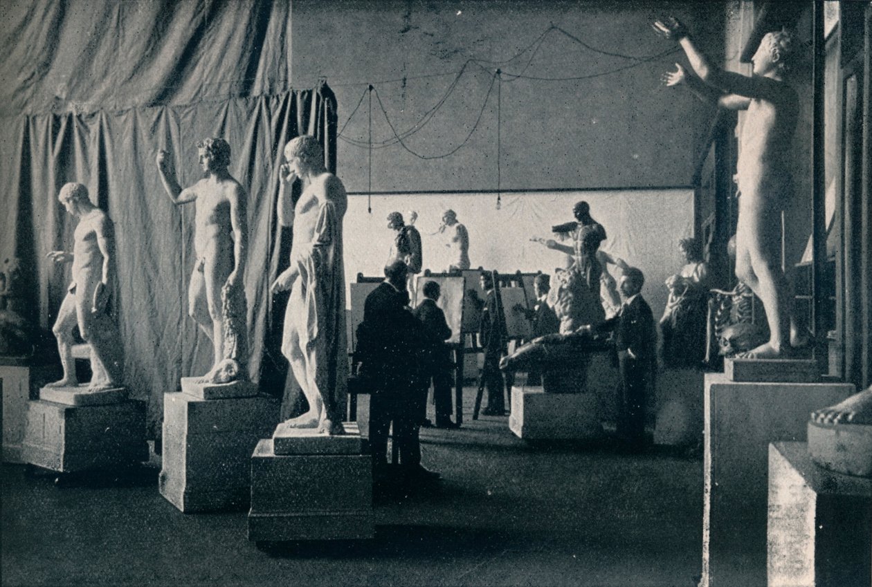 A Glasgow-i Művészeti Iskola, az Antik szoba, 1900 alkotó: Unbekannt