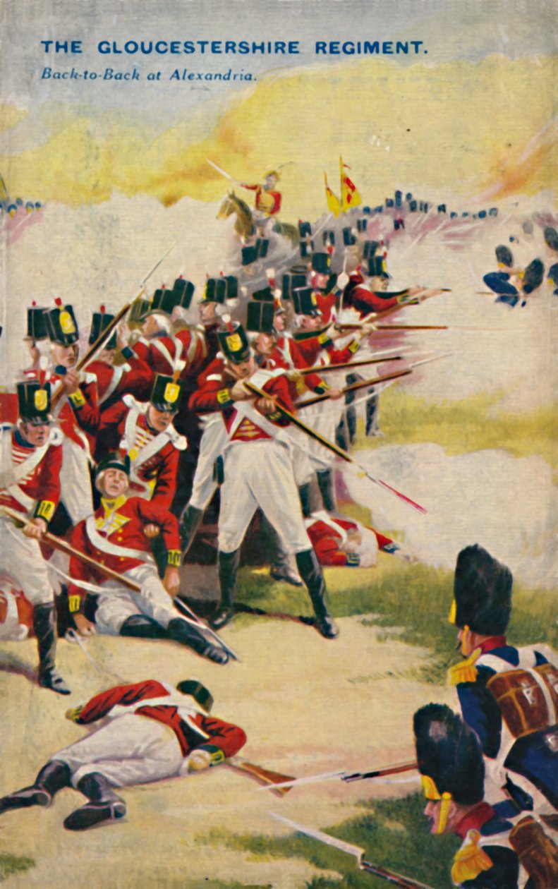 A Gloucestershire Ezred. Egymás után Alexandriában, 1801, 1939. alkotó: Unbekannt