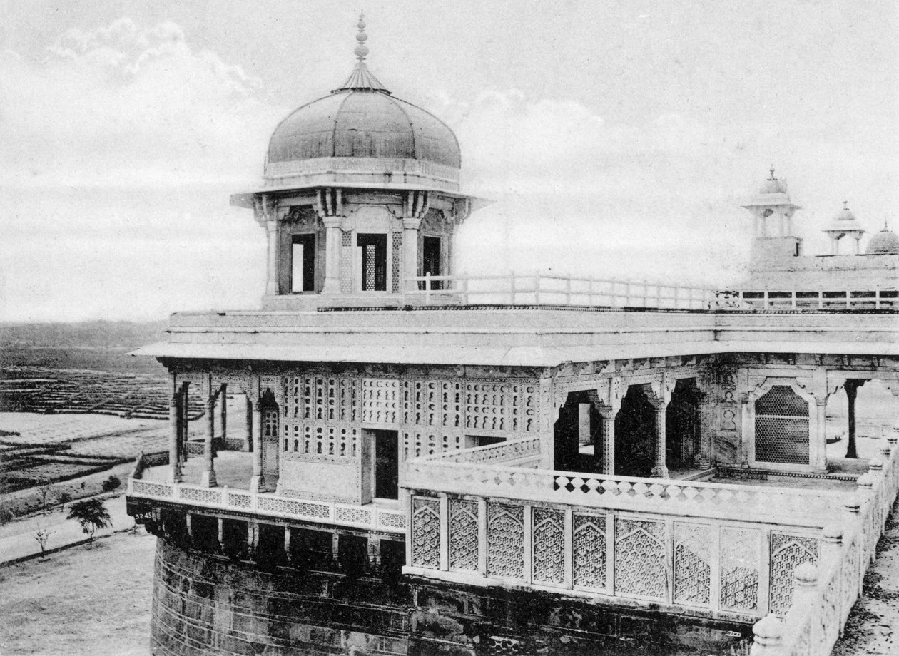 Az Arany pavilon Jumna közelében, Agra, XX. század alkotó: Unbekannt