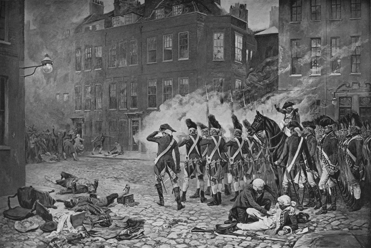 A Gordon-lázadások, London, 1780 1905. alkotó: Unbekannt