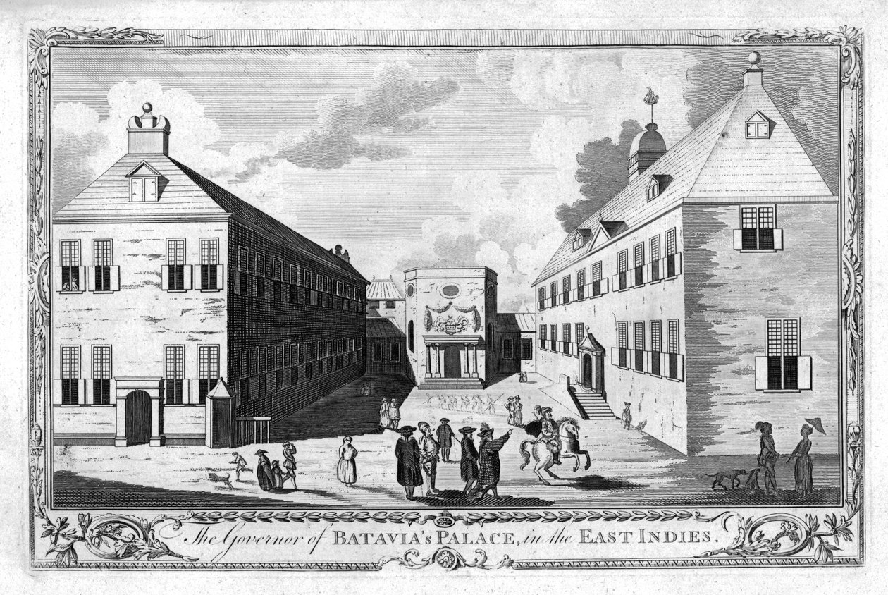 A kelet-indiai Batavias-palota kormányzója, 1750 körül alkotó: Unbekannt