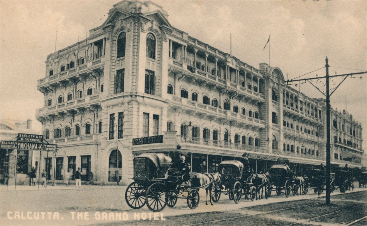 A Grand Hotel, Kalkutta, 1920 alkotó: Unbekannt