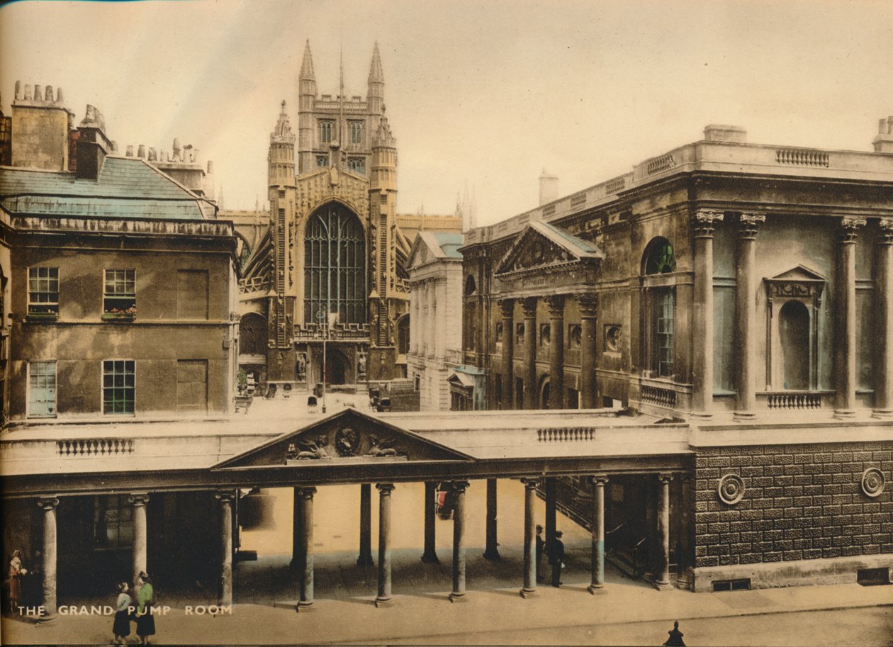 The Grand Pump Room, Bath, Somerset, 1925 alkotó: Unbekannt