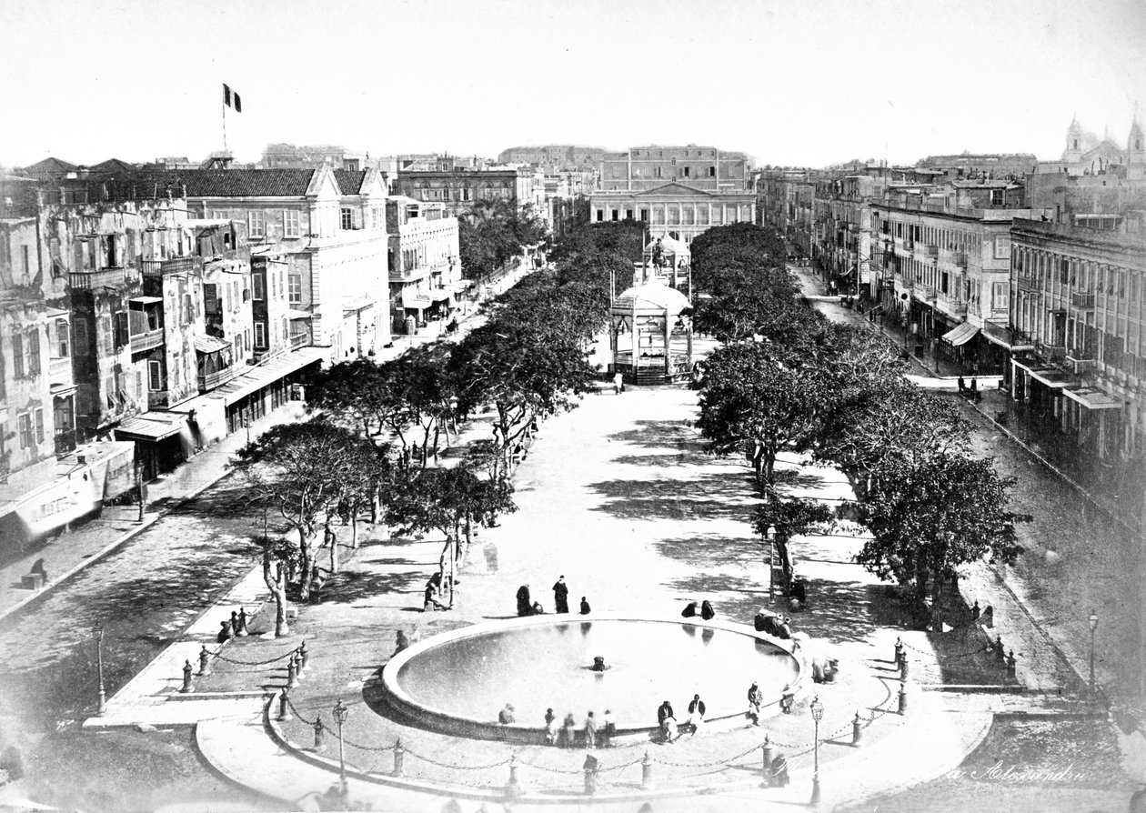 A Grand Square, Alexandria, Egyiptom, 1910-es évek alkotó: Unbekannt
