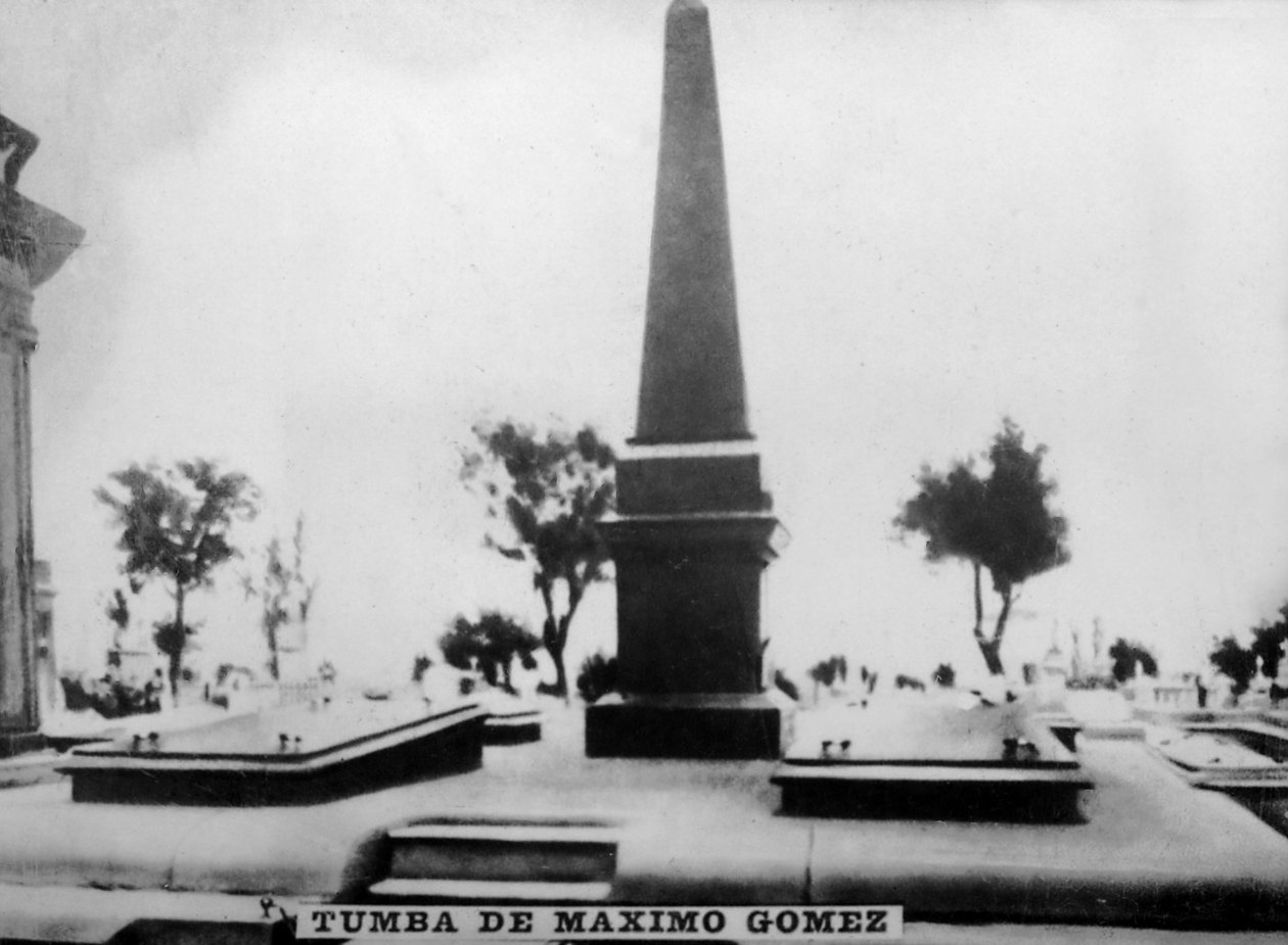 Maximo Gomez sírja, 1920-as évek alkotó: Unbekannt