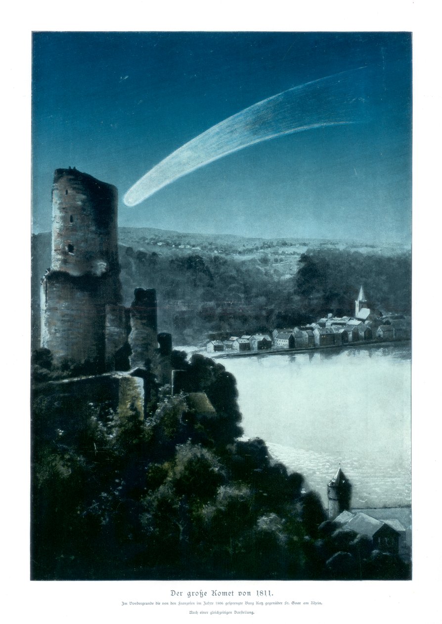 Az 1811-es nagy üstökös, 1900 alkotó: Unbekannt