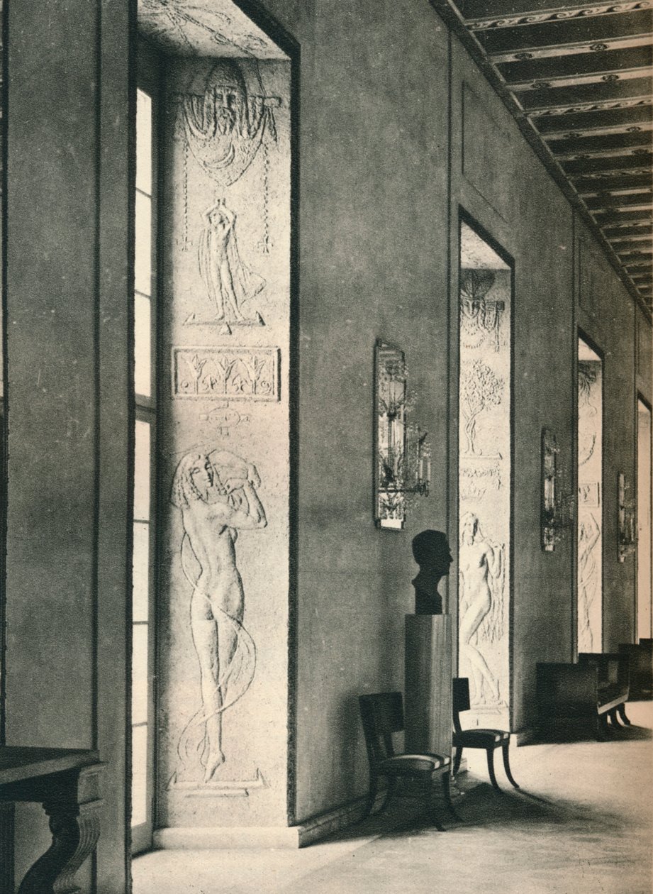 A Nagy Galéria a stockholmi városházán, 1925 alkotó: Unbekannt
