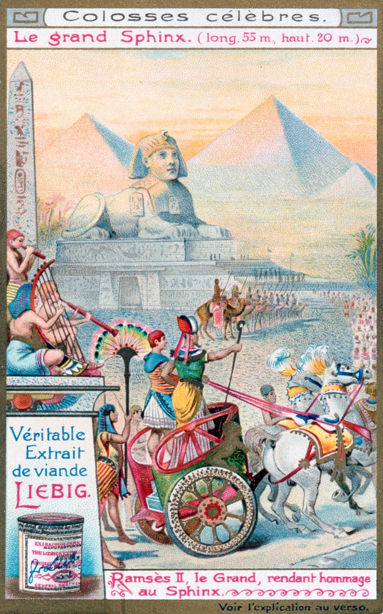A gízai nagy szfinx, Egyiptom, 1890-1910 alkotó: Unbekannt
