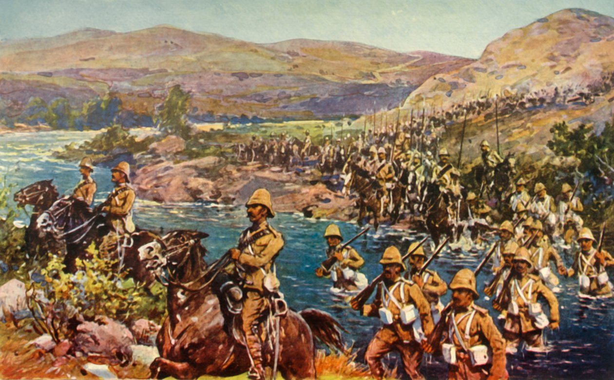 A Nagy Forduló Mozgalom – Crossing the Riet, 1901. alkotó: Unbekannt