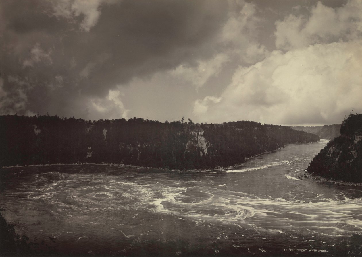 The Great Whirlpool, Niagara, c. 1880-as évek. alkotó: Unbekannt