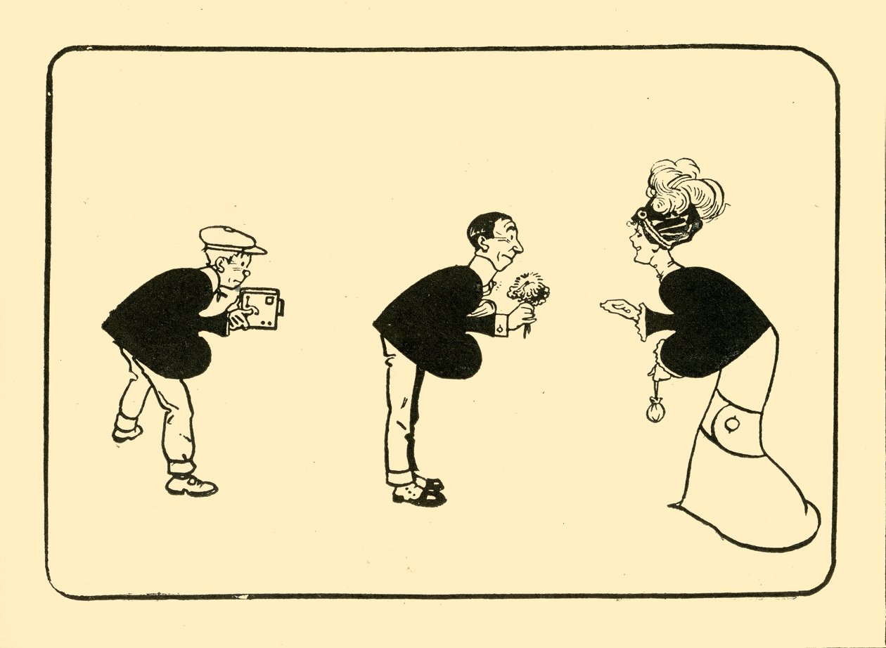 Üdvözlet az ásók hármasán, 1910. alkotó: Unbekannt