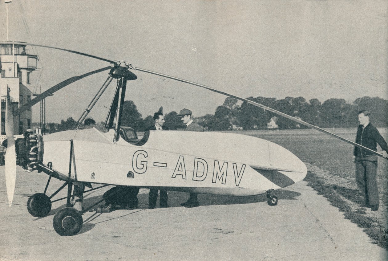 A Hafner Gyroplane, c1935 c1937 alkotó: Unbekannt