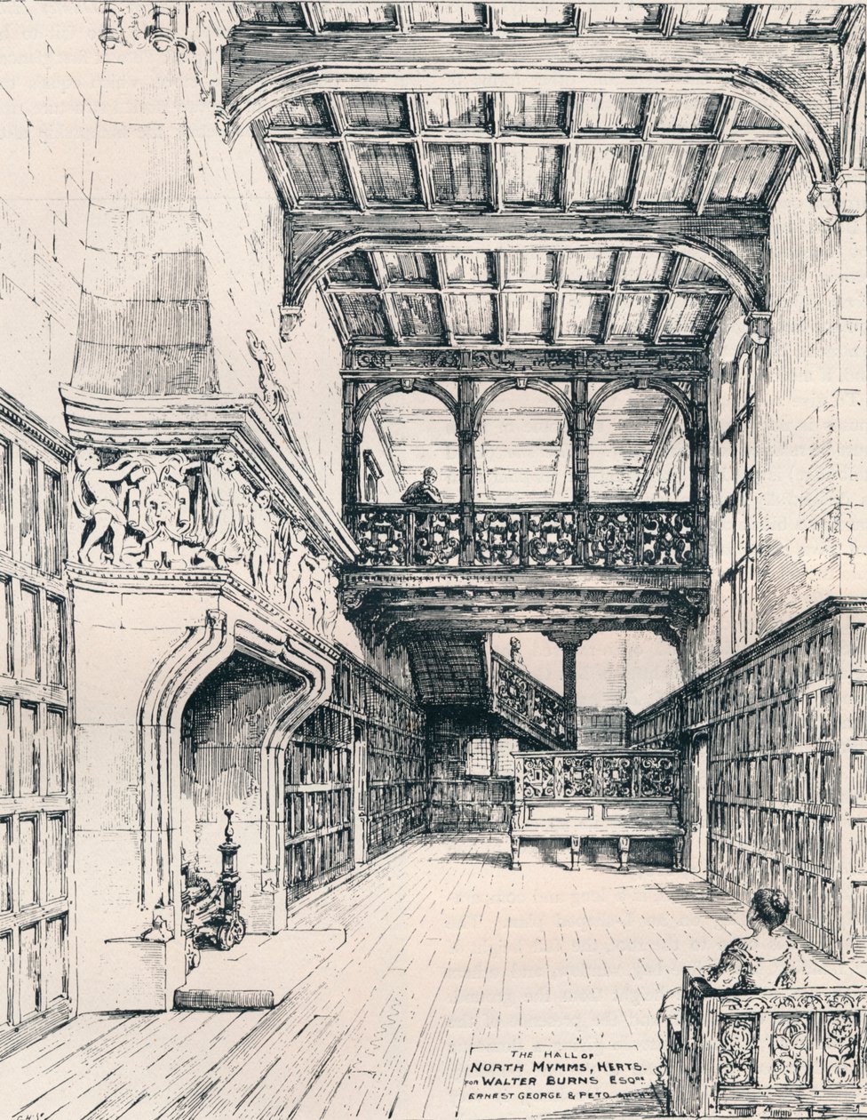 The Hall of North Mymms, Herts, 1898 alkotó: Unbekannt