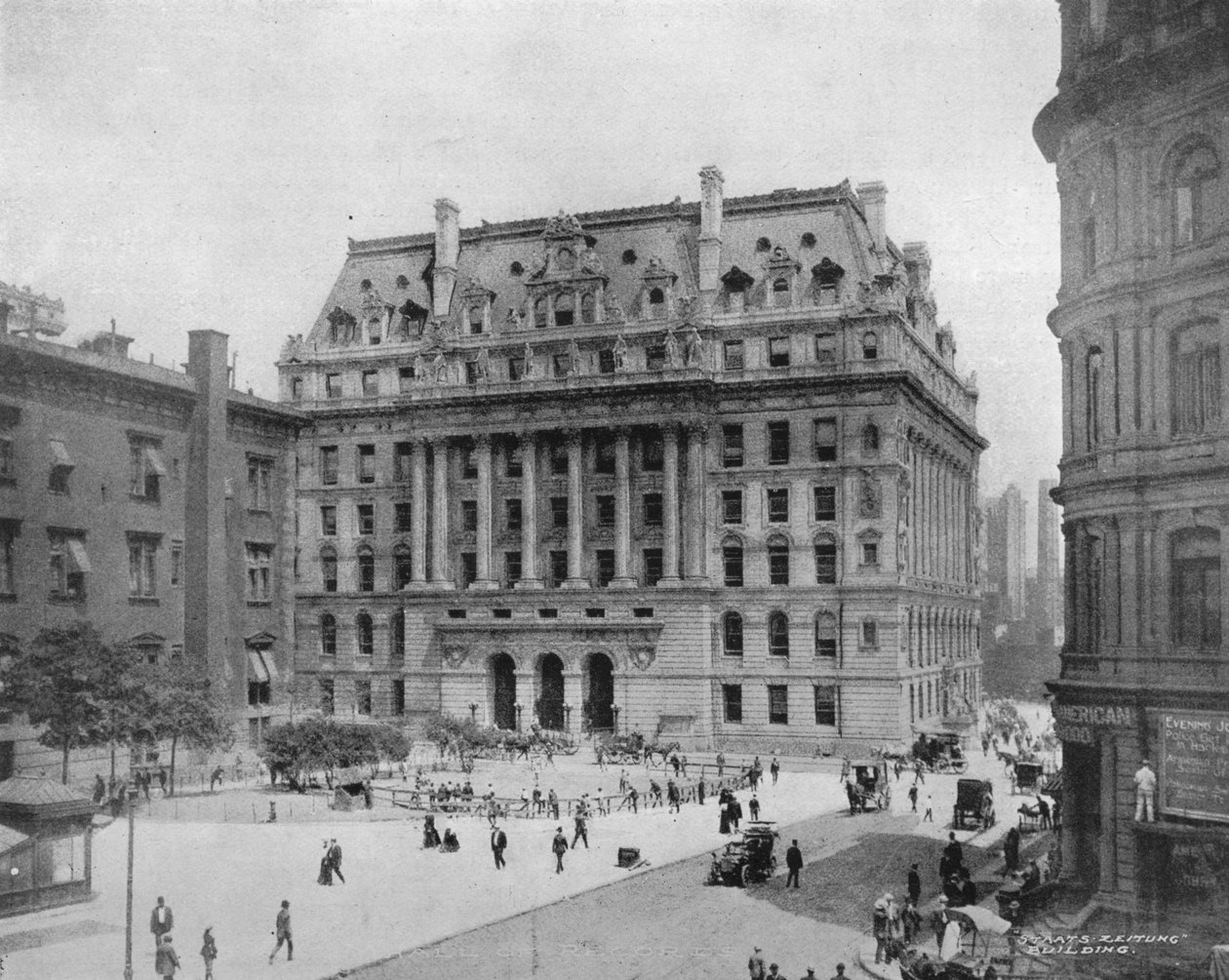 The Hall of Records, New York, 1915 alkotó: Unbekannt