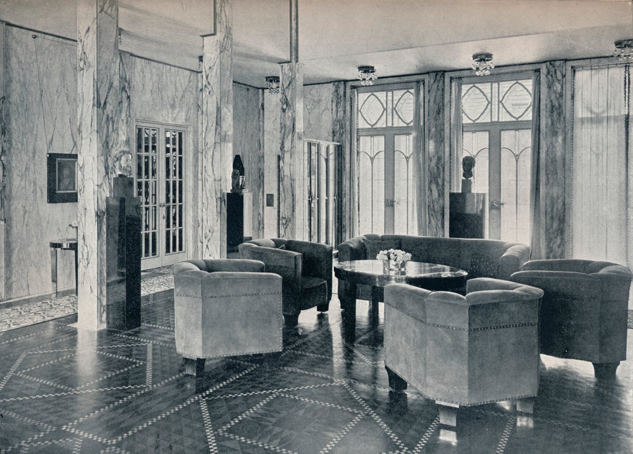A Stoclet-palota terme, Brüsszel, Belgium, 1914 alkotó: Unbekannt