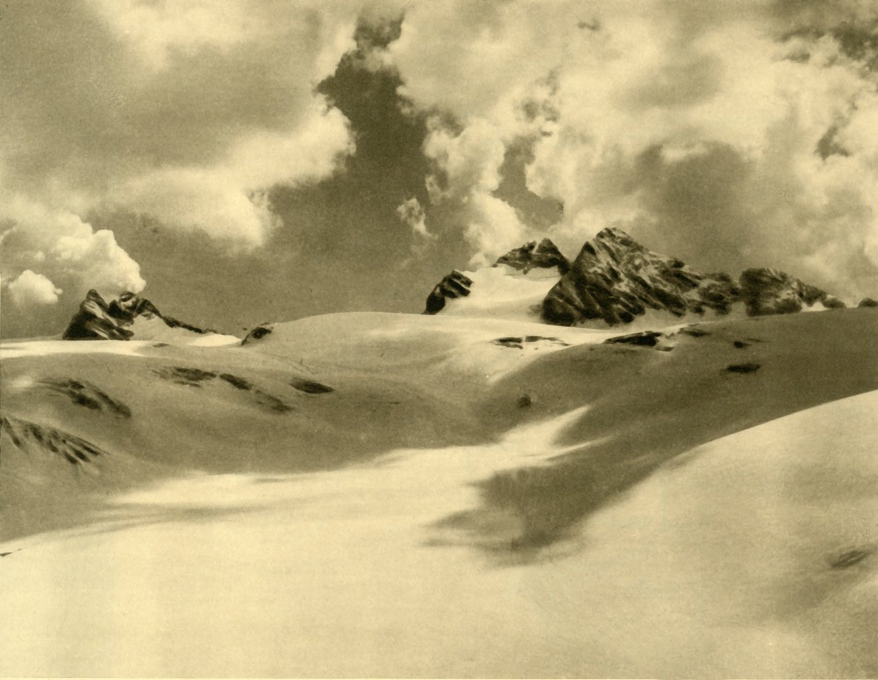 A Hallstätter-gleccser, Dachstein-hegység, Felső-Ausztria, 1935. alkotó: Unbekannt