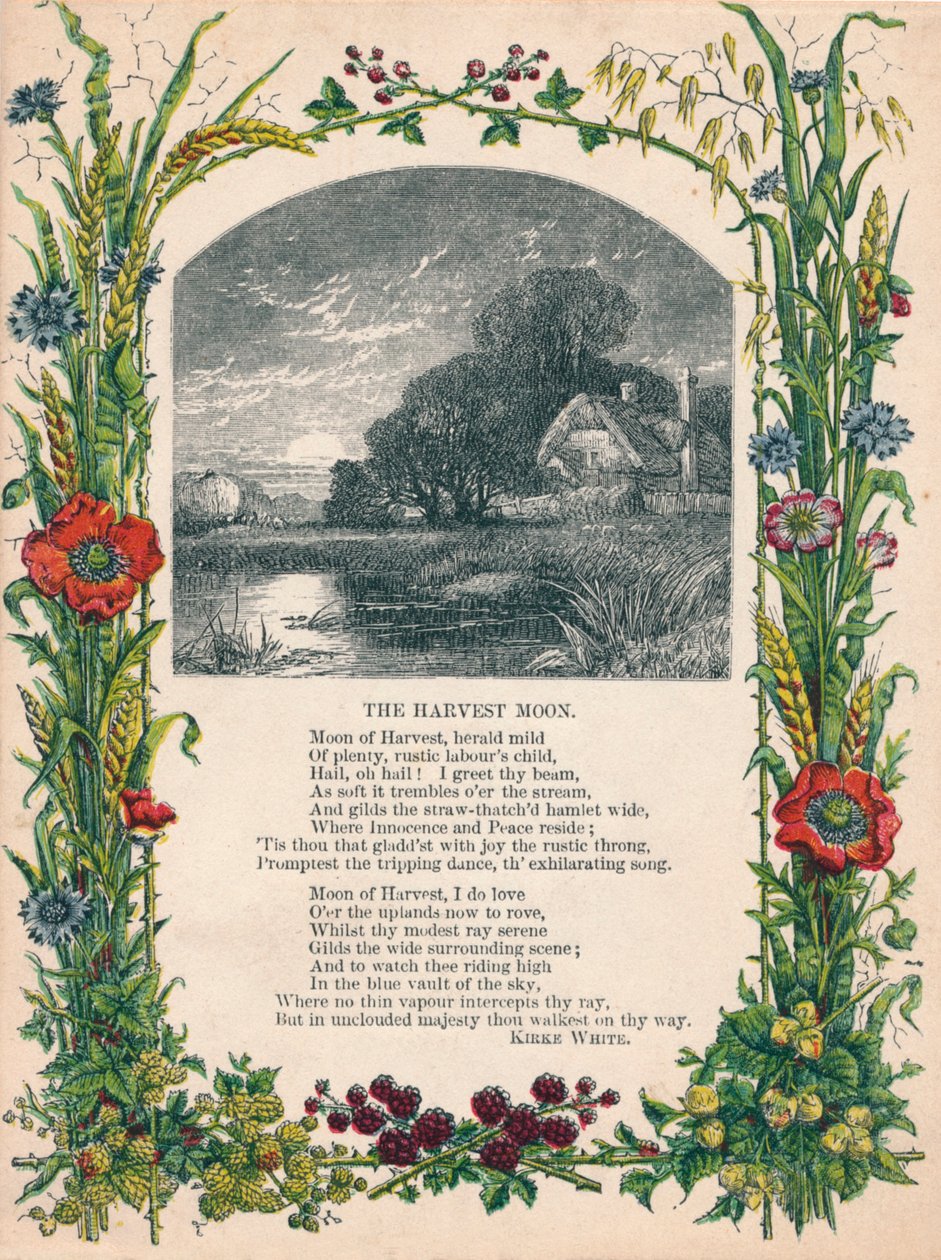The Harvest Moon, Kirke White, c1900 alkotó: Unbekannt