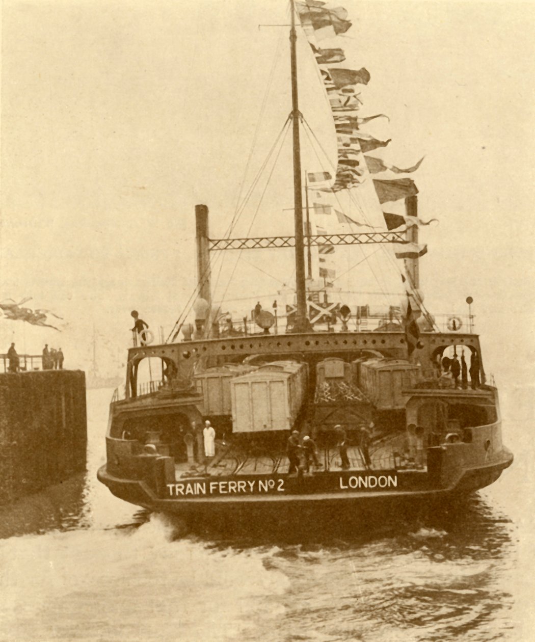 A Harwich-Zeebrugge-i vonatkomp, 1930. alkotó: Unbekannt