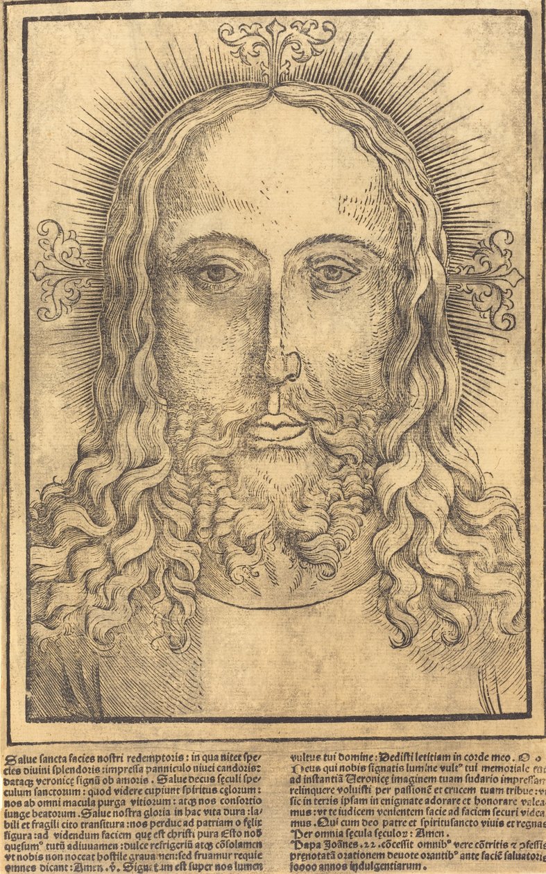 Krisztus feje, valószínűleg 15001510. alkotó: Unbekannt