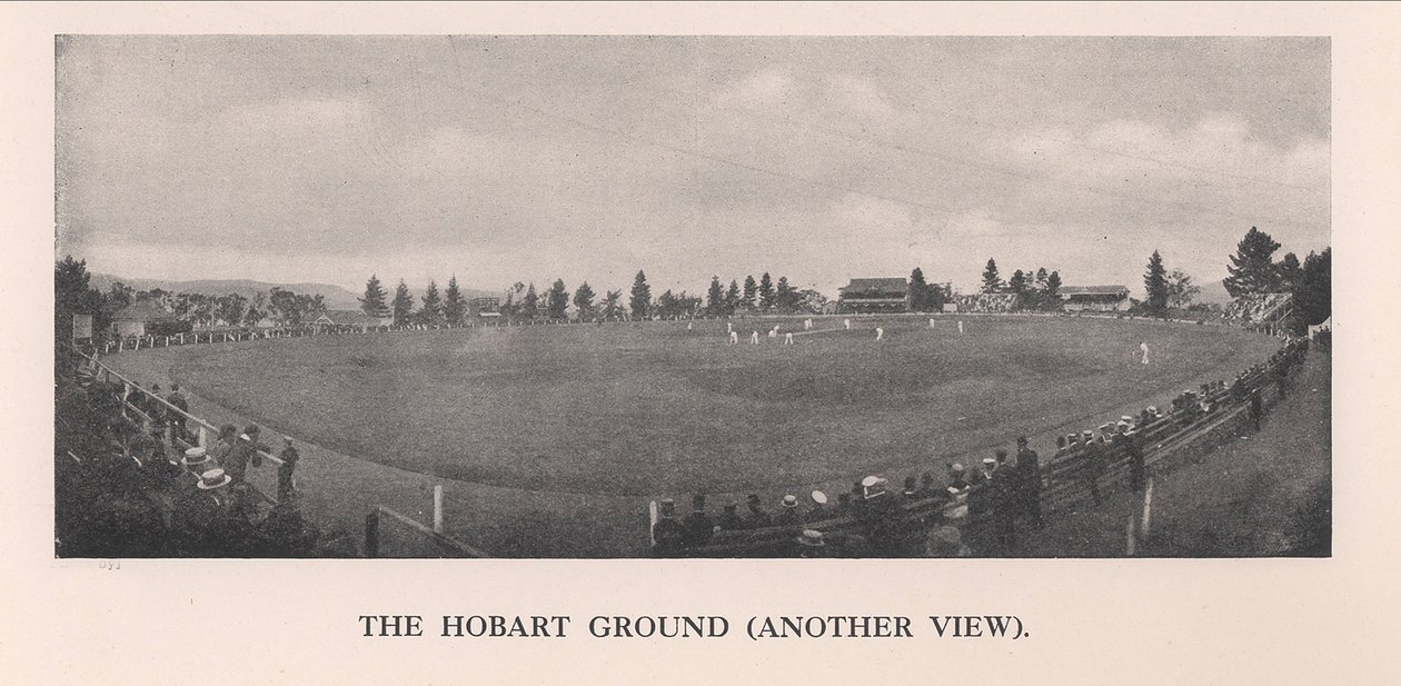 A Hobart Cricket Ground, Tasmania, Ausztrália, 1912 alkotó: Unbekannt