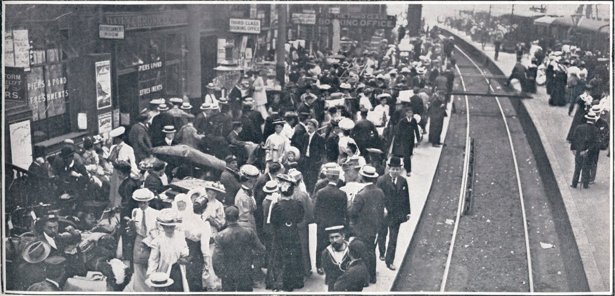Az ünnepi exodus Londonból, 1906 alkotó: Unbekannt